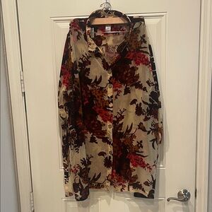 John Mark Multicolor Floral Blouse